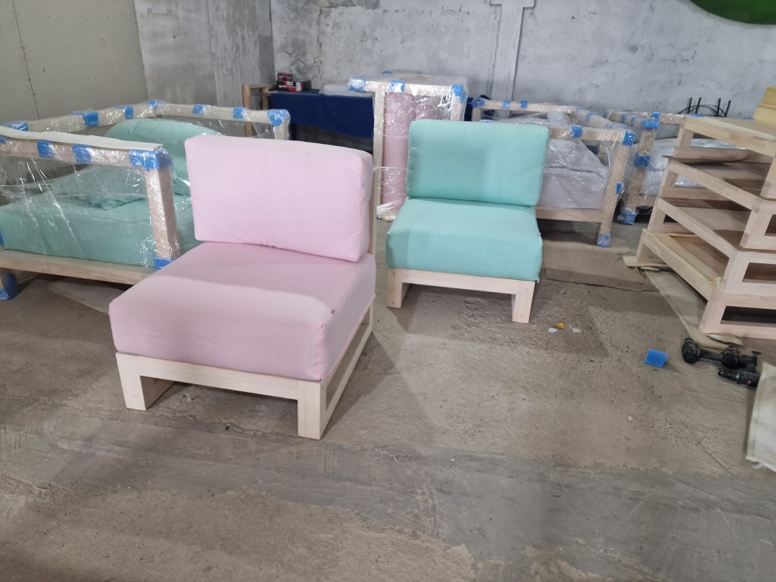 Fotoliu din lemn Triplustratificat - imagine 3